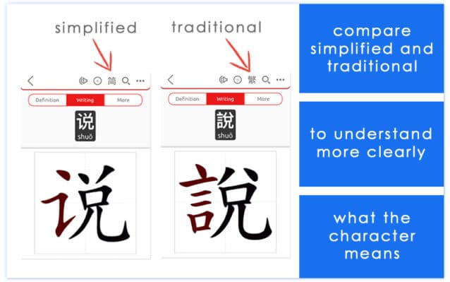 simplified chinese characters